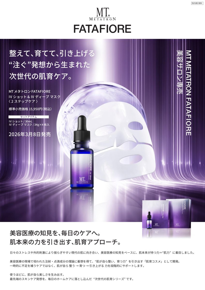 画像1: 【店販売用】FATAFIORE IV ショット & IV ディープ マスク (1)
